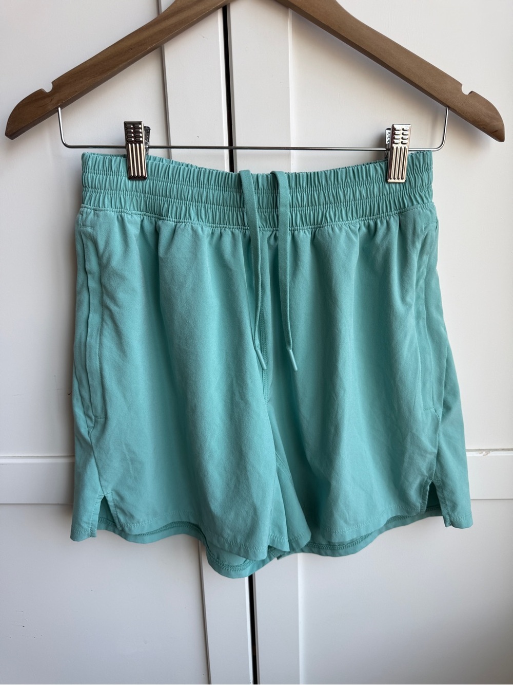 All in Motion Teal High-Rise Pull-On Athletic Shorts Women’s Small